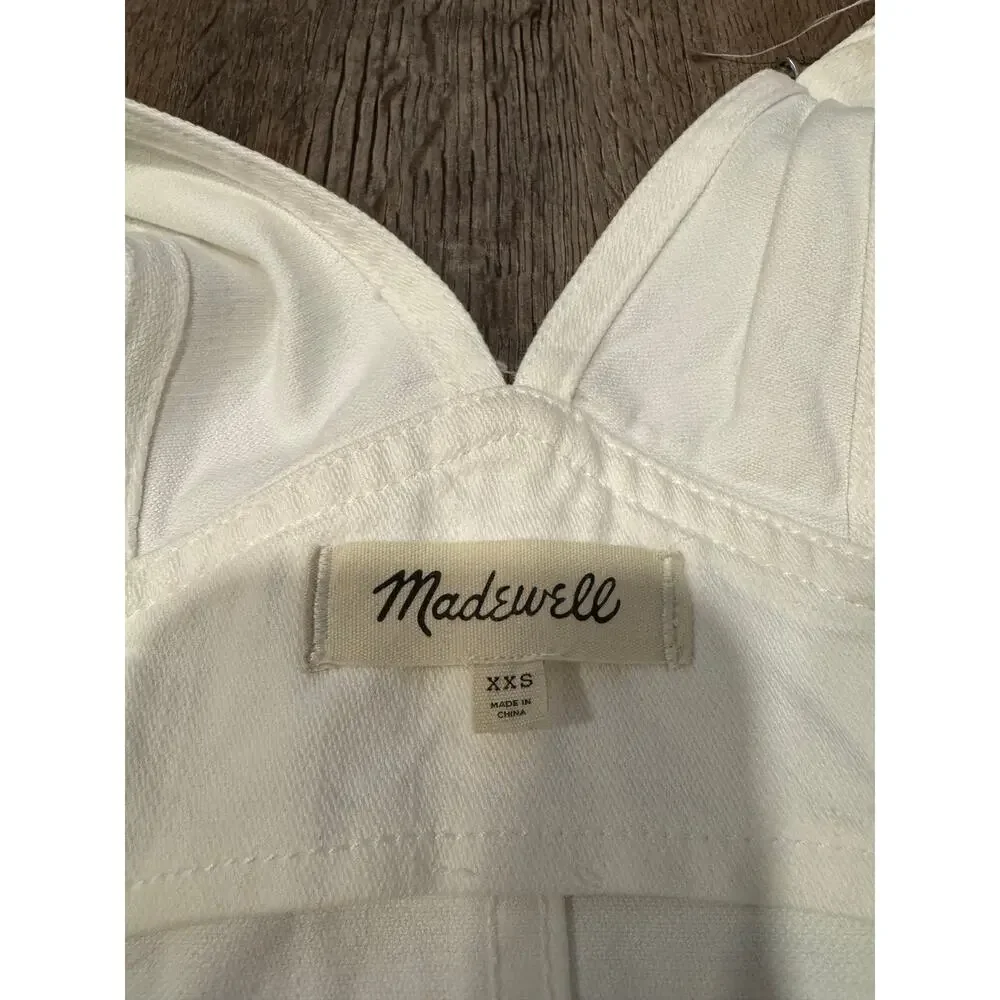 Madewell Women’s Straight-Leg Overalls Size XXS - Picture 3 of 9
